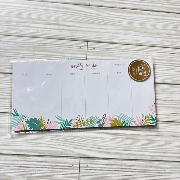 Weekly Calendar Organization Productivity Notepad - Picture 2 of 5